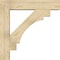 Ekena Millwork Merced Block Rough Sawn Bracket w/ Offset Brace, Douglas Fir, 8"W x 38"D x 38"H BKT0806X38X38MRC05RDF - alternate 2